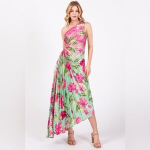 Pink Floral Maternity/ non maternity dress